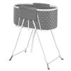 Portable Dog Bathtub, Elevated & Foldable Space-saving Pet Shower Station with Efficient Drainage
