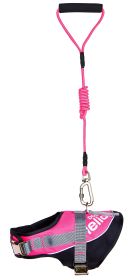 Helios Bark-Mudder Easy Tension 3M Reflective Endurance 2-in-1 Adjustable Dog Leash and Harness (size: medium)